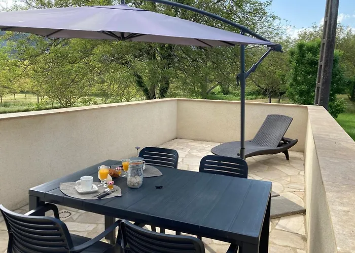 Les Cles Des Champs Cote Jardin Prázdninový dům Lacave (Lot)